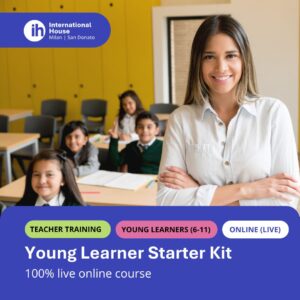 Young Learners Starter Kit live online teacher training for teaching English to children aged 6–11